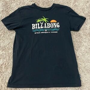 Billabong Boys Black T-Shirt Size YS